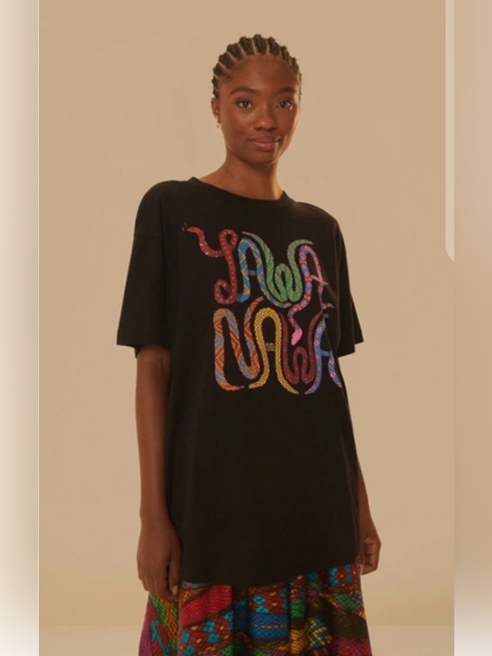 FARM Rio Yawanawa relaxed t-shirt black M